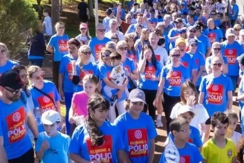 Rotary Club Curvelo promove caminhada “Todos Contra a Pólio” no dia 24 de outubro em Curvelo 