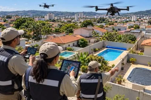 Curvelo utiliza drones para identificar focos de risco e reforçar combate à dengue