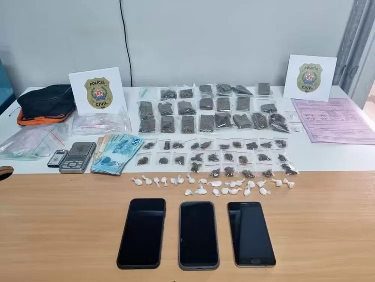 Material apreendido pela Polícia Civil — Foto: Polícia Civil/Divulgação