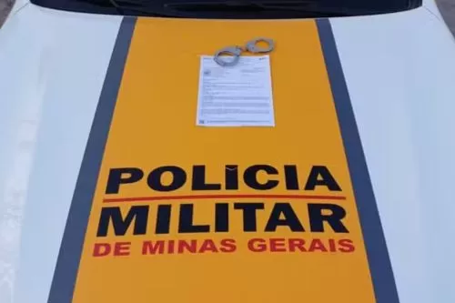 Mandado de prisão em aberto constatado pela Polícia Militar Rodoviária — Foto: Polícia Militar Rodoviária