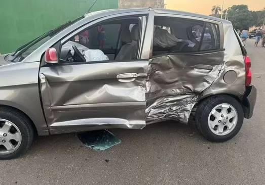 Carro da vítima fatal — Foto: Polícia Militar 
