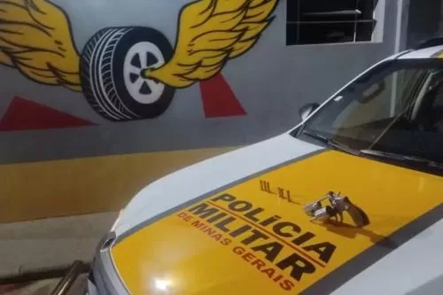 Arma apreendida pela PM — Foto: Polícia Militar/Divulgação