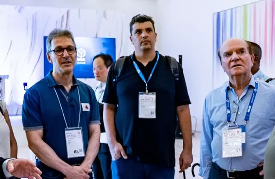 Ao lado do Governador Zema, Luiz Paulo participa de feira no Japão/Foto: Arquivo Pessoal 