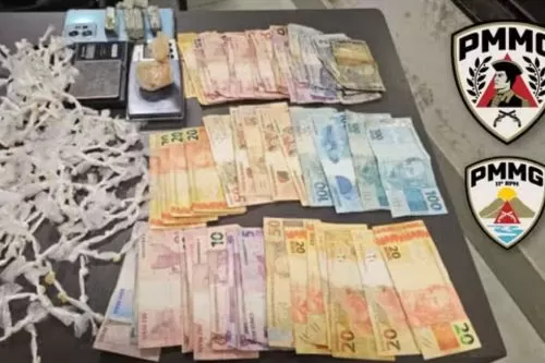 Materiais apreendidos pela polícia — Foto: Polícia Militar