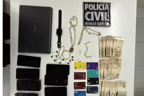 PCMG desarticula esquema de estelionato virtual e lavagem de dinheiro em Montes Claros — Foto: Polícia Civil