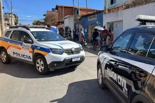 Homem é morto a tiros em Montes Claros; polícia investiga se alvo era o irmão gêmeo — Foto: Jhullie Rodrigues/Inter TV Grande Minas