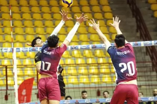 MOC Vôlei perde para o JF Volei e encerra Mineiro com 4 derrotas em 5 jogos e episódio de racismo em Juiz de Fora — Foto: Divulgação MOC vôlei