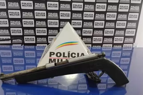 Garrucha apreendida pela PM — Foto: Polícia Militar