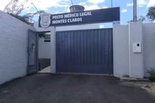 Posto Médico Legal de Montes Claros — Foto: Messias Braga/Inter TV