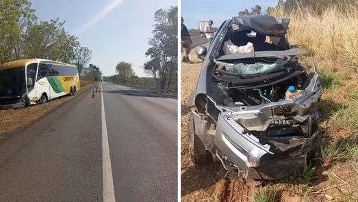 Motorista do carro, de 28 anos, morreu no local