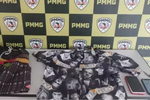 Roupas apreendidas pela PM — Foto: Polícia Militar