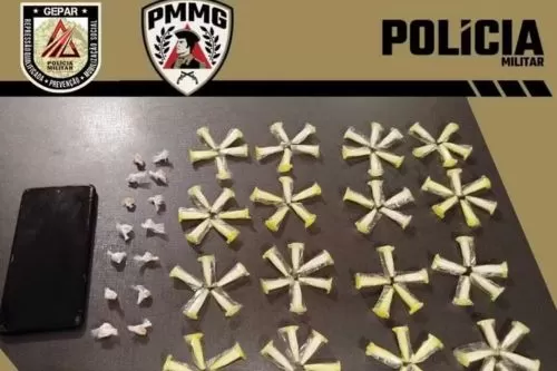 Droga apreendida pela PM — Foto: Polícia Militar