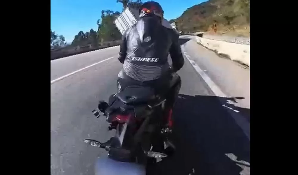  Vídeo registrou o momento exato do tombamento/ Foto: ARQUIVO PESSOAL / DIVULGAÇÃO 